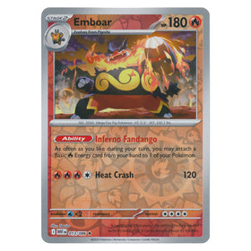 Emboar : WHITE FLARE (Reverse holo) - 013/086