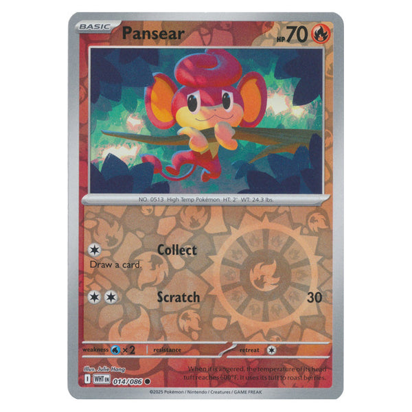 Pansear : WHITE FLARE (Reverse holo) - 014/086