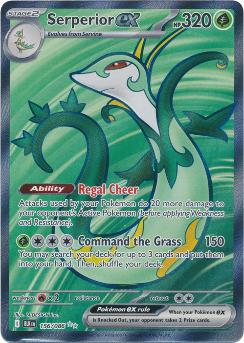 Serperior ex : BLACK BOLT - 156/086
