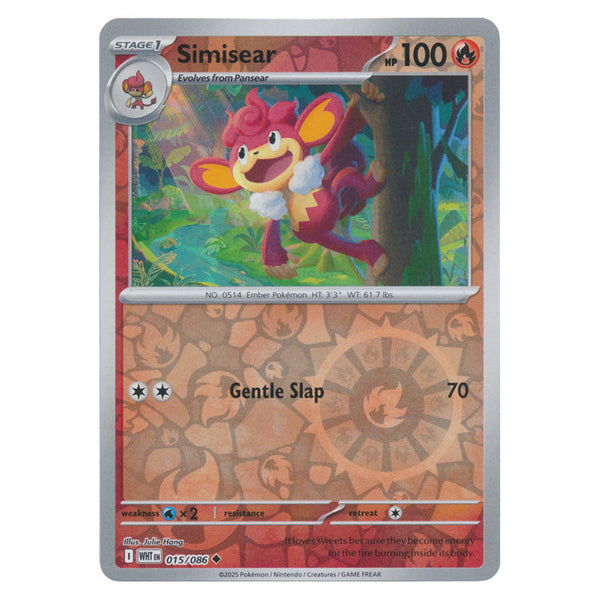 Simisear : WHITE FLARE (Reverse holo) - 015/086