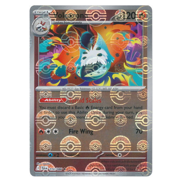 Volcarona : BLACK BOLT (Pokeball Reverse holo) - 016/086