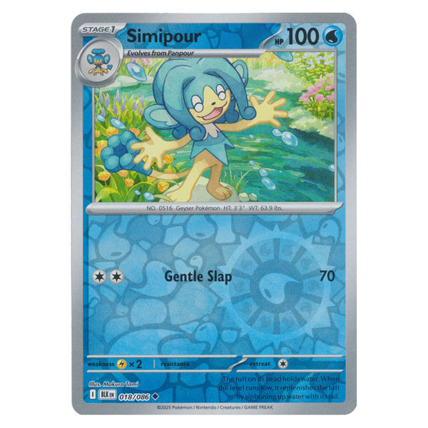 Simipour : BLACK BOLT (Reverse holo) - 018/086
