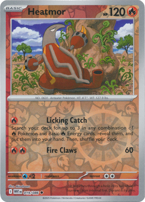 Heatmor : WHITE FLARE (Reverse holo) - 019/086
