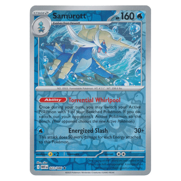 Samurott : WHITE FLARE (Reverse holo) - 023/086