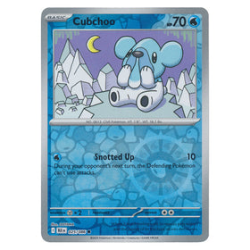 Cubchoo : BLACK BOLT (Reverse holo) - 025/086