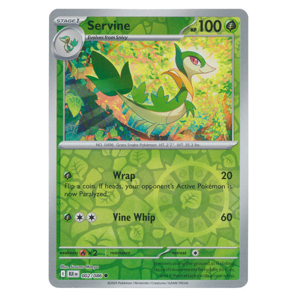 Servine : BLACK BOLT (Reverse holo) - 002/086