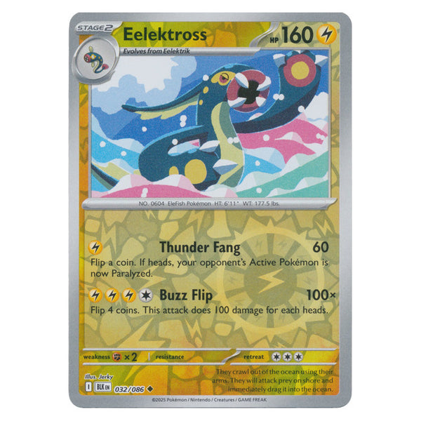 Eelektross : BLACK BOLT (Reverse holo) - 032/086