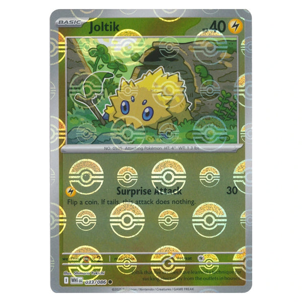 Joltik : WHITE FLARE (Pokeball Reverse holo) - 033/086