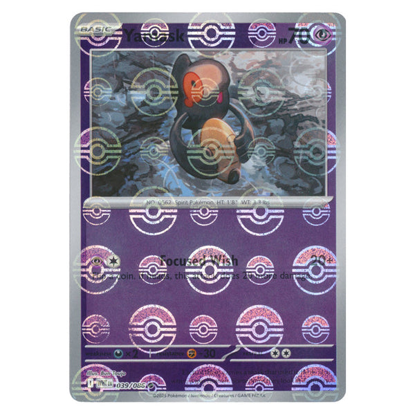 Yamask : WHITE FLARE (Pokeball Reverse holo) - 039/086