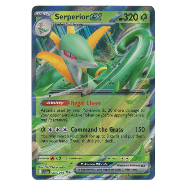 Serperior ex : BLACK BOLT - 003/086