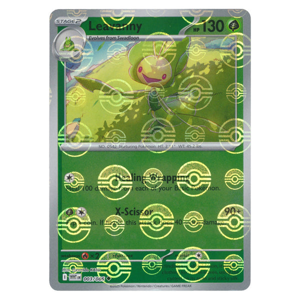 Leavanny : WHITE FLARE (Pokeball Reverse holo) - 003/086