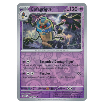 Cofagrigus : WHITE FLARE (Reverse holo) - 040/086