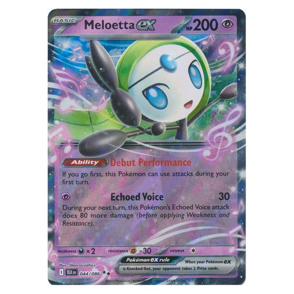 Meloetta ex : BLACK BOLT - 044/086