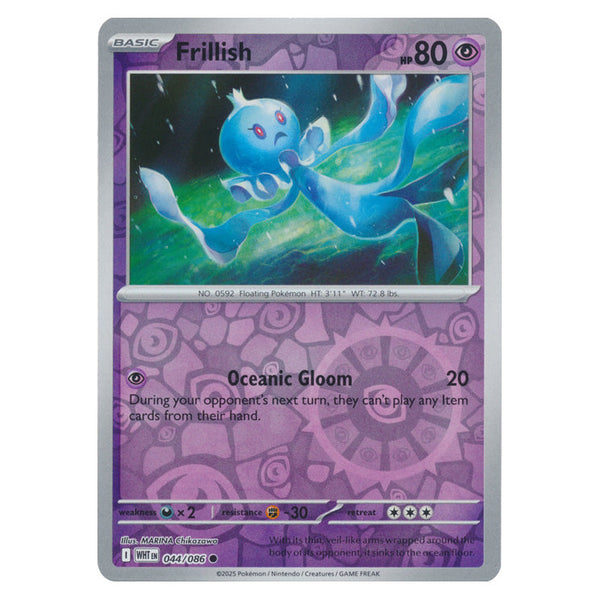 Frillish : WHITE FLARE (Reverse holo) - 044/086