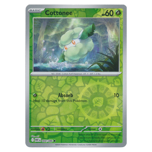 Cottonee : WHITE FLARE (Reverse holo) - 004/086
