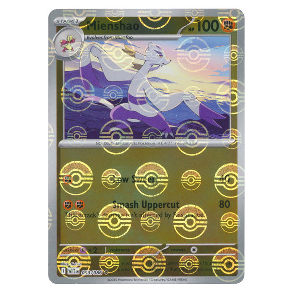 Mienshao : WHITE FLARE (Pokeball Reverse holo) - 053/086
