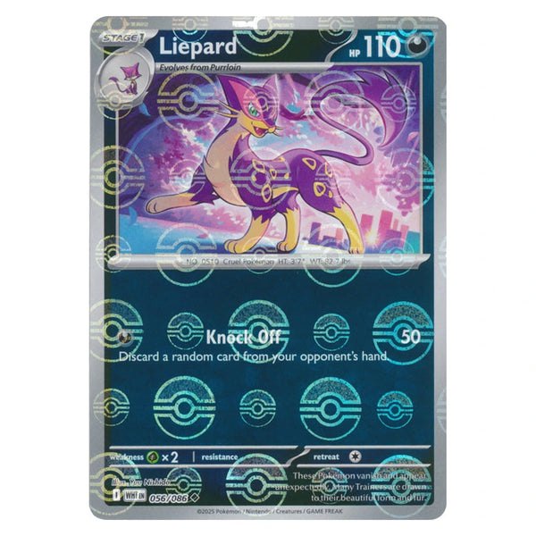 Liepard : WHITE FLARE (Pokeball Reverse holo) - 056/086