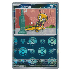 Scraggy : WHITE FLARE (Pokeball Reverse holo) - 057/086