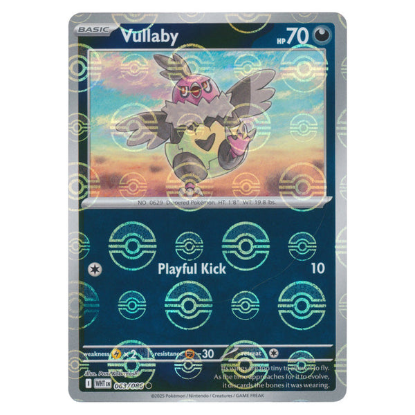 Vullaby : WHITE FLARE (Pokeball Reverse holo) - 063/086