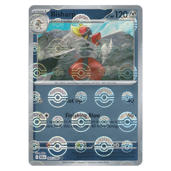 Bisharp : BLACK BOLT (Pokeball Reverse holo) - 065/086