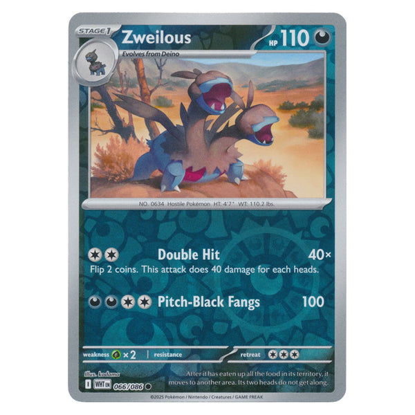 Zweilous : WHITE FLARE (Reverse holo) - 066/086