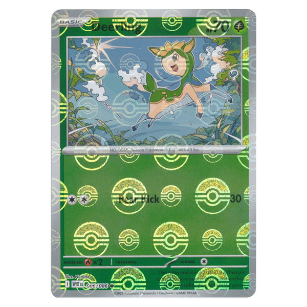 Deerling : WHITE FLARE (Pokeball Reverse holo) - 006/086