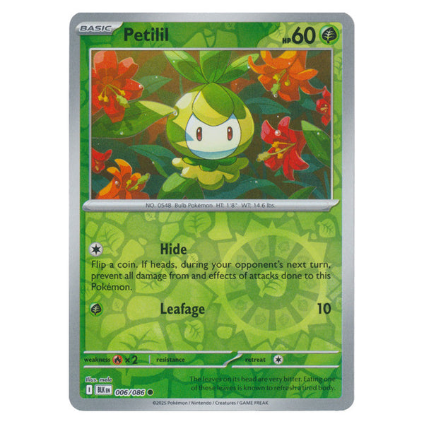 Petilil : BLACK BOLT (Reverse holo) - 006/086