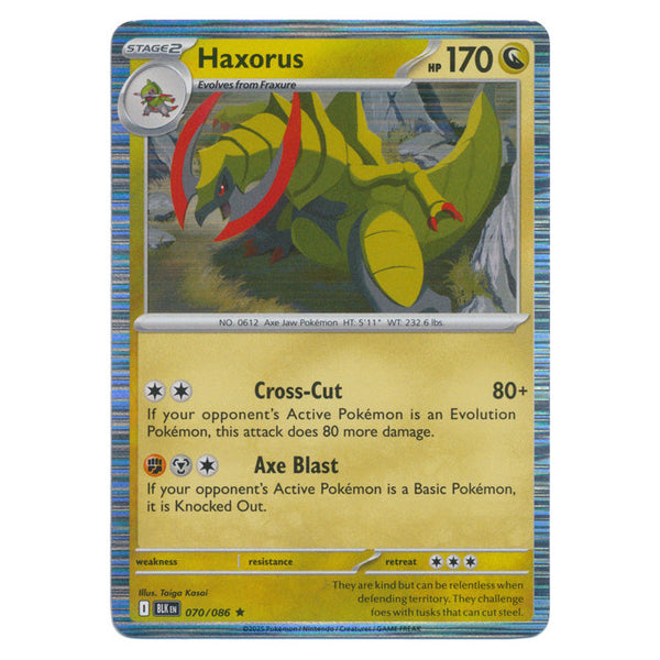Haxorus : BLACK BOLT (Holo) - 070/086