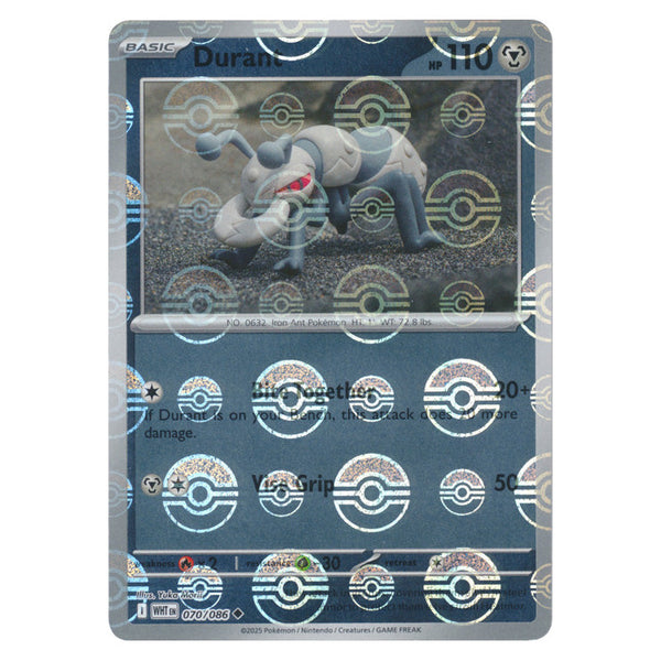 Durant : WHITE FLARE (Pokeball Reverse holo) - 070/086