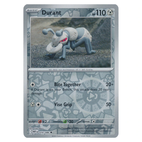 Durant : WHITE FLARE (Reverse holo) - 070/086