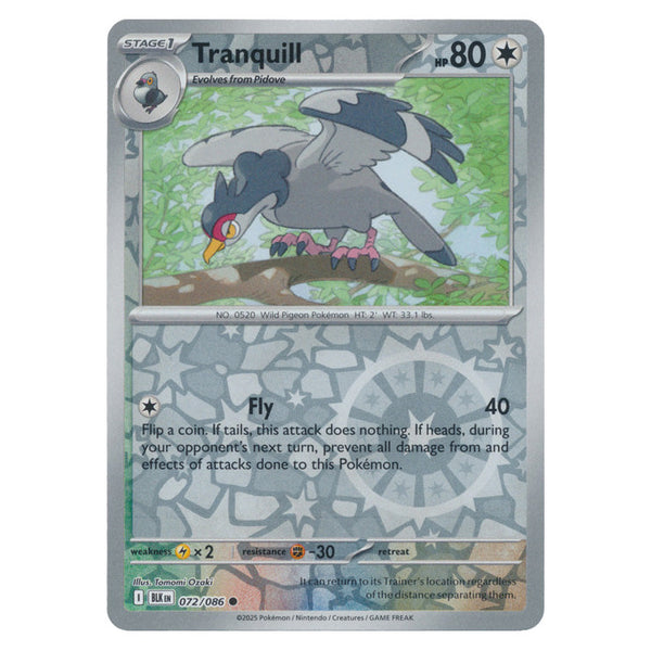 Tranquill : BLACK BOLT (Reverse holo) - 072/086