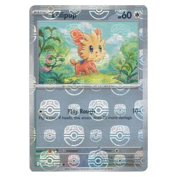 Lillipup : WHITE FLARE (Masterball Reverse holo) - 074/086