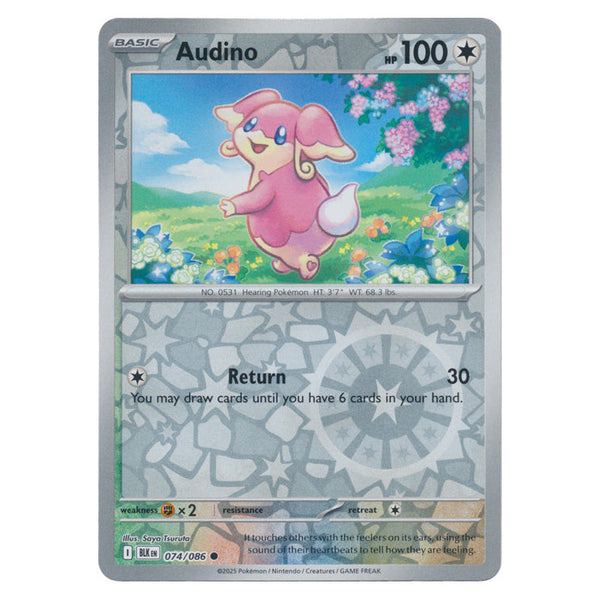 Audino : BLACK BOLT (Reverse holo) - 074/086