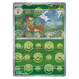 Sawsbuck : WHITE FLARE (Pokeball Reverse holo) - 007/086