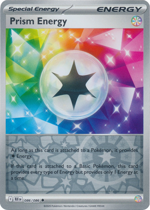 Prism Energy : BLACK BOLT (Reverse holo) - 086/086 - Lockett Labs UK