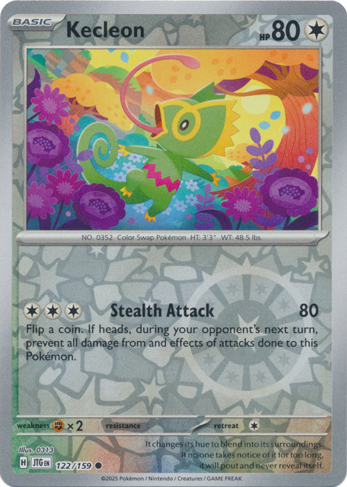 Kecleon : JOURNEY TOGETHER (Reverse holo) - 122/159