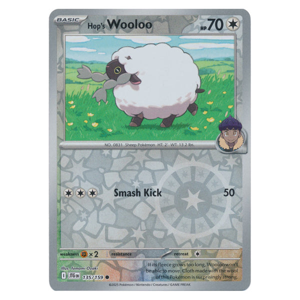 Hop's Wooloo : JOURNEY TOGETHER (Reverse holo) - 135/159