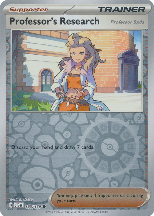 Professor's Research : JOURNEY TOGETHER (Reverse holo) - 155/159 - Lockett Labs UK