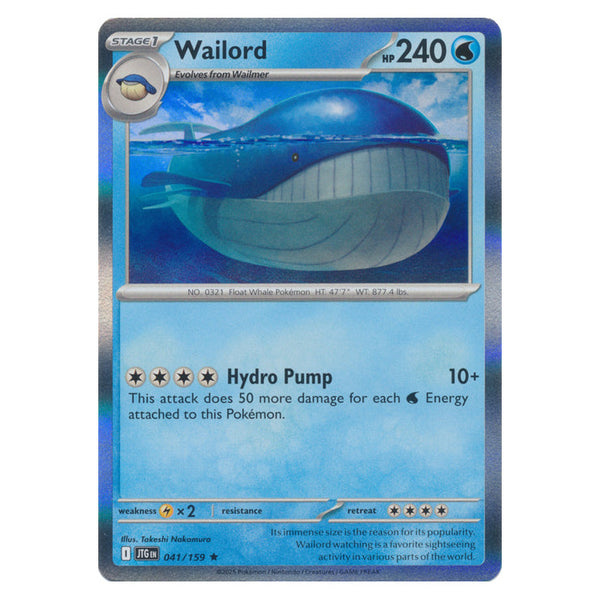 Wailord : JOURNEY TOGETHER (Holo) - 041/159