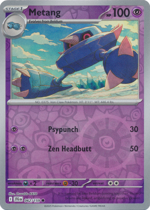 Metang : JOURNEY TOGETHER (Reverse holo) - 062/159 - Lockett Labs UK