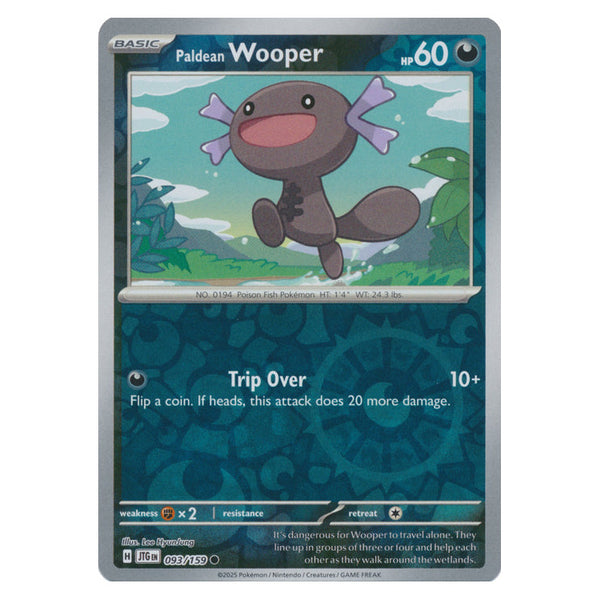 Paldean Wooper : JOURNEY TOGETHER (Reverse holo) - 093/159