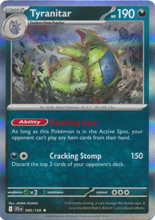 Tyranitar : JOURNEY TOGETHER (Holo) - 095/159 - Lockett Labs UK