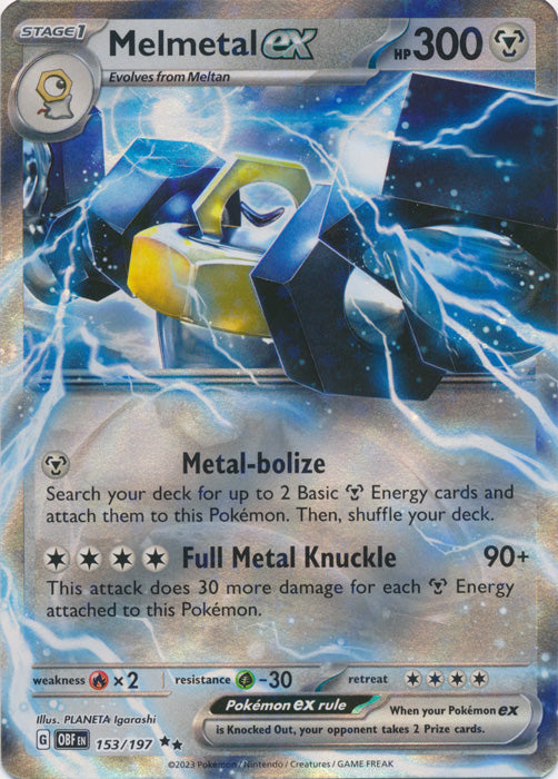 Melmetal ex : OBSIDIAN FLAMES - 153/197