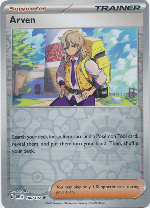 Arven : OBSIDIAN FLAMES (Reverse holo) - 186/197