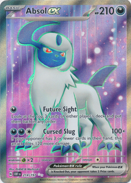 Absol ex : OBSIDIAN FLAMES - 214/197 - Lockett Labs UK