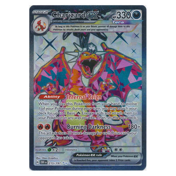 Charizard ex : OBSIDIAN FLAMES - 215/197