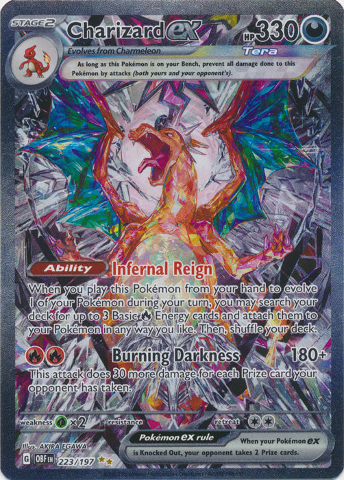 Charizard ex : OBSIDIAN FLAMES - 223/197