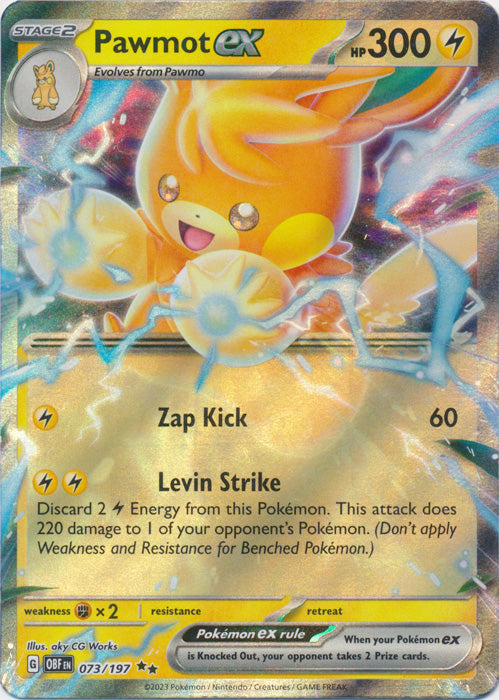 Pawmot ex : OBSIDIAN FLAMES - 073/197 - Lockett Labs UK