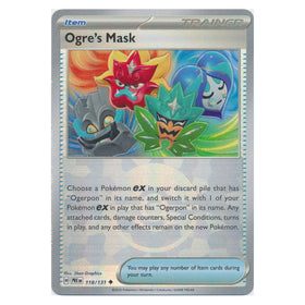 Ogre's Mask : PRISMATIC EVOLUTIONS (Pokeball Reverse holo) - 118/131