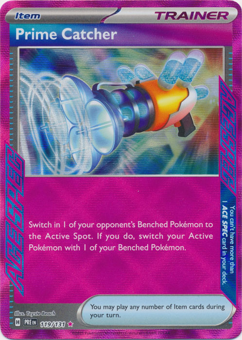 Prime Catcher : PRISMATIC EVOLUTIONS - 119/131 - Lockett Labs UK